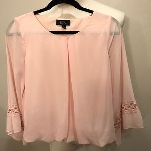 Chiffon Baby Pink Blouse